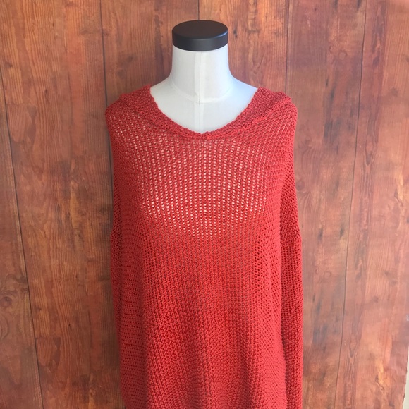 Harlow Knit High Low Hooded Sweater - Picture 3 of 10